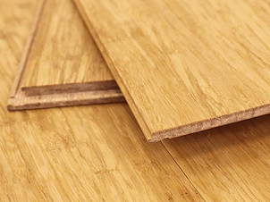 Strand woven bamboo flooring