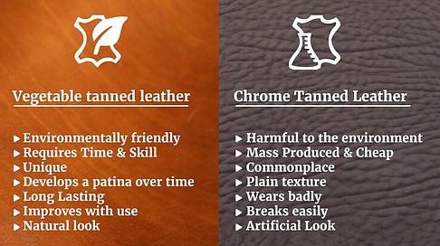 Tanned leather