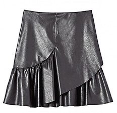 vegan leather skirt