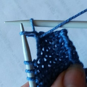 Hand knitting