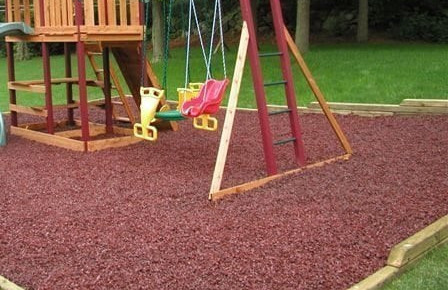 Recycled rubber flooring