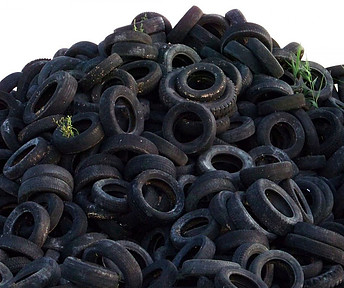 What is rubber? Rubber tires for recycling