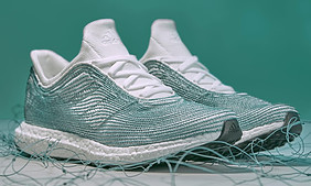 tennis shoes made out of recycled plastic