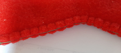 Blanket stitch detail