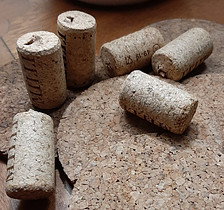 Cork wine stoppers