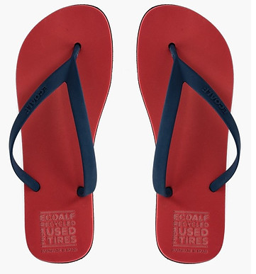 Ecoalf recycled rubber flip-flops