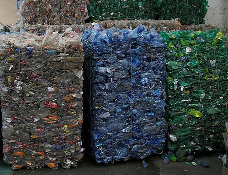 Plastic bottle recycling to make clothing from recycled plastic