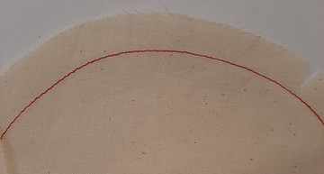 Staystitching on a curve