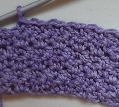 Advanced crochet seed stitch