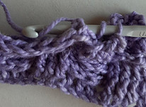 Back post double crochet (bpdc)