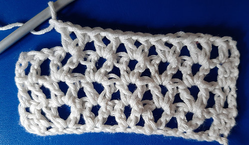 How to crochet V stitch