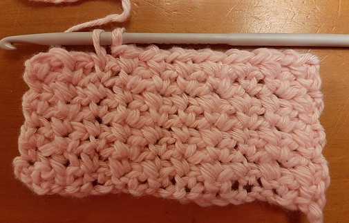 Learn how to crochet single crochet mesh stitch