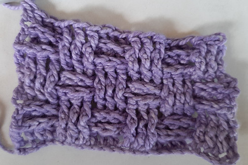 Learn to crochet basket weave