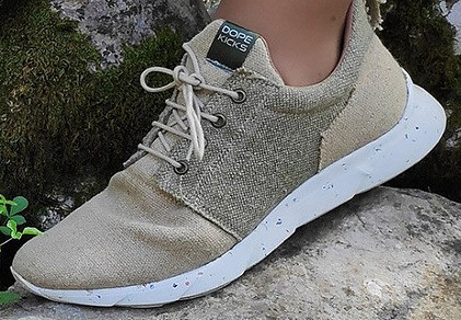 These sustainable shoes by Rackle are made from hemp