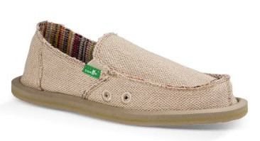 Women's Sanuk Donna Hemp Neon Grey Hemp 10 M 