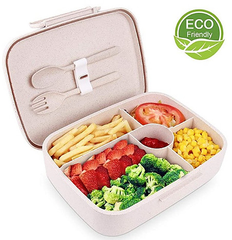 Wheat straw bento box