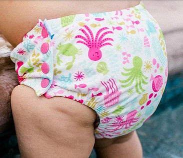 Reusable Plastic Underwear Covers for Potty Training Rubber Pants for  Babies Cute Plastic Underwear Cover Swim Diaper Covers 4 Packs Girls 1T