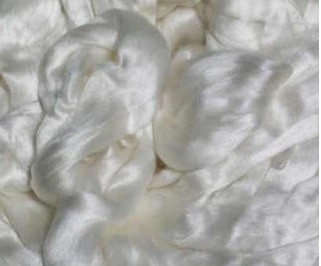 Milk cotton yarn looks and feels like silk