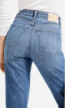 Sustainable denim jeans from Everlane, one of the best sustainable jeans brands