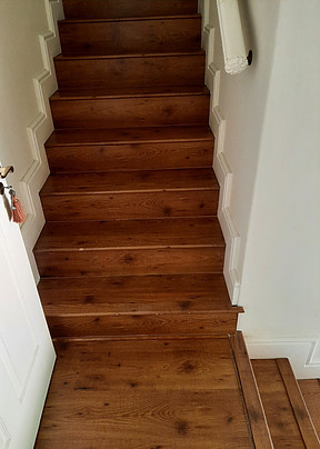 most sustainable hardwood flooring is perfect for staircases