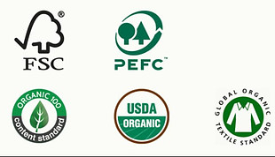 Certification for organic fabrics