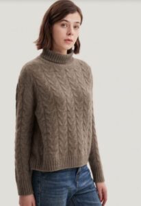 Sustainable cashmere sweater from Gentle Herd